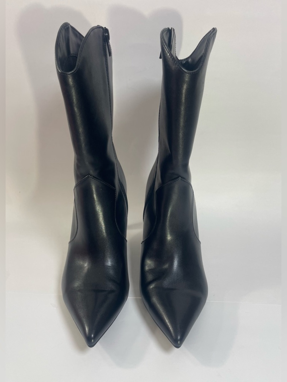 Black western boots